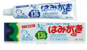 "Fudo Kagaku" "Binotomo salt" Зубная паста для защиты от кариеса и зубного камня от
