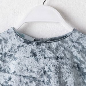 Платье для девочки KAFTAN «Куколка», серо-голубое, рост 110-116 см 32