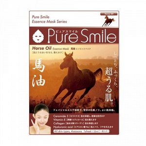 "Pure Smile" "Essence mask" Питательная маска для лица с эссенцией лошадиного жир