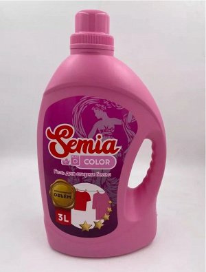 Гель для стирки Semia Color для цветного белья 3 л