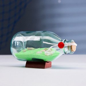 Фигурка «Сувенир в бутылке. Ракушки», 15x8x8 см, МИКС