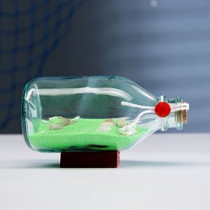 Фигурка «Сувенир в бутылке. Ракушки», 15x8x8 см, МИКС