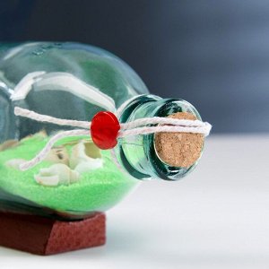 Фигурка «Сувенир в бутылке. Ракушки», 15x8x8 см, МИКС