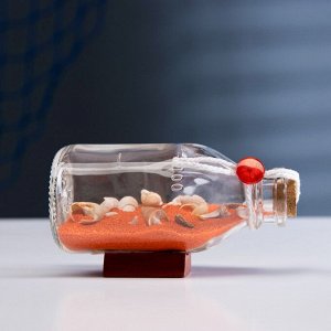Фигурка «Сувенир в бутылке. Ракушки», 12x6x6 см, МИКС
