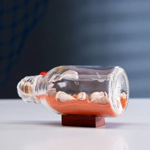Фигурка «Сувенир в бутылке. Ракушки», 12x6x6 см, МИКС
