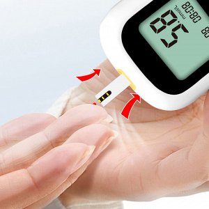 Глюкометр Blood Glucose BG-201 + 50 тест-полосок, 50 ланцетов