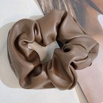 Широкая резинка из иск. кожи, кофе