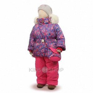 TOMAS, зимний костюм "Кристина" розовый 104-122
