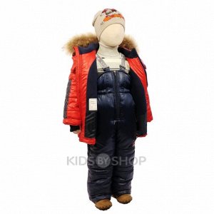 EGORKA, зимний костюм "Марк" красный 80