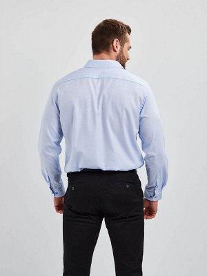 Сорочка мужская длинный рукав GREG 124/237/5806/ZN/1p STRETCH