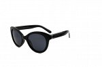 Солнцезащитные очки женские Тропикал / TROPICAL SEASHORE black polarized solid smoke