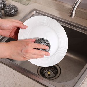Металлическая губка для мытья посуды 3шт