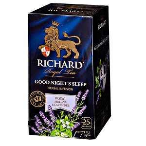 Чай RICHARD 'ROYAL MELISSA & LAVENDER' 25 пакетиков