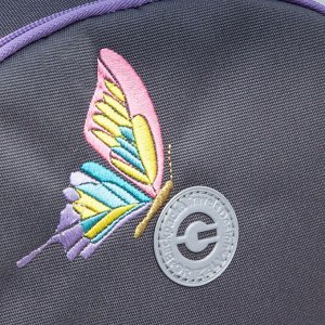 Рюкзак школьный GRIZZLY с карманом для ноутбука 13", жесткой спинкой, двумя отделениями, для девочки