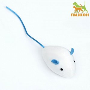 Игрушка для кошек «Мышь с кошачьей мятой», 5 см, белая