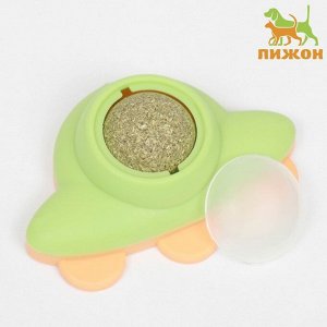 Игрушка для кошек с кошачьей мятой "НЛО", 6 см