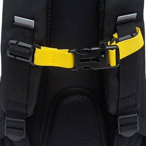 Рюкзак школьный с карманом для ноутбука 13", анатомической спинкой, для девочки