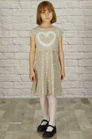 Платье "Млечный путь" (светло-серый)