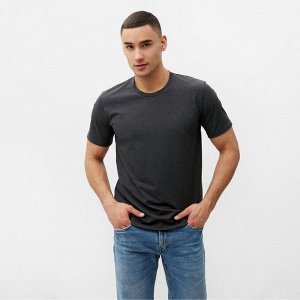 Футболка мужская MINAKU REGULAR FIT: антрацит