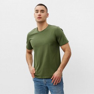 Футболка мужская MINAKU REGULAR FIT: цвет хаки