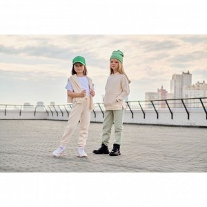 Худи детское KAFTAN Basic line 30 (98-104 см), бежевое