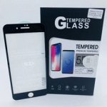 Защитное стекло 5D Iphone 7+/8+ (черное ) скругленные края