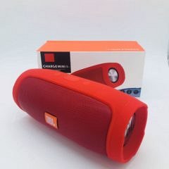 Аудиоколонка Charge Mini 3+ красная : Bluetooth, MicroSD, USB, AUX