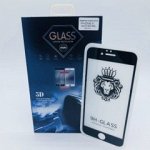 Защитное стекло 5,5D Iphone 6 (черное ) ровный край