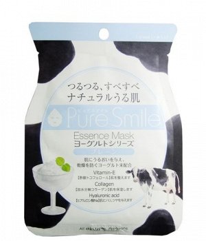 "Pure Smile" "Yogurt mask" Увлажняющая маска для лица на йогуртовой основе с экст