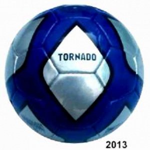 20025/2013 Мяч футбольный TORNADO,size5,PU,4-х сл,420гр.