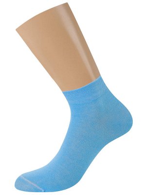 Носки Укороченные женские носки из хлопка с эластаном, с комфортной резинкой, однотонные.Хлопок 85%, Полиамид 10%, Эластан 5%