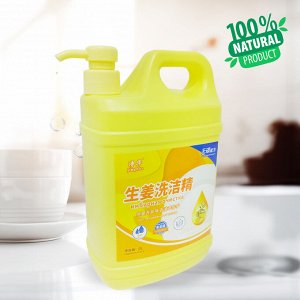 Средство для мытья посуды Jinghua "Имбирь" / 2 литра