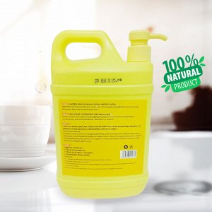 Средство для мытья посуды Jinghua "Имбирь" / 2 литра