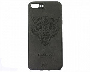 Чехол iPhone 7/8 Plus KSTATI Тиснение (рык волка)