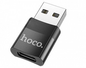 OTG Hoco UA17 USB папа to Type-C мама USB2.0 черный