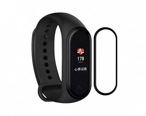 Защитное стекло Xiaomi Mi Band 7 3D Full черное