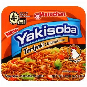 ЛАПША МАРУЧАН ЯКИСОБА СО ВКУСОМ КУРИЦЫ ТЕРИЯКИ, 112,9 Г