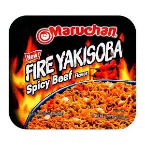 ЛАПША МАРУЧАН ЯКИСОБА "FIRE HOT" СО ВКУСОМ ОСТРОЙ ГОВЯДИНЫ, 113,3 Г
