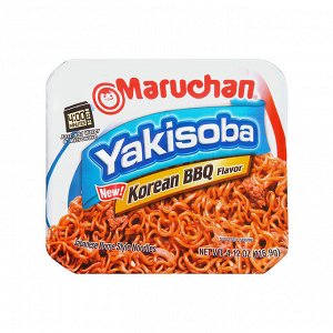 Лапша быстрого приготовления Маручан Якисоба Корейское барбекю, 116,9 г