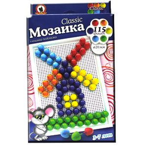 03954 Мозаика Classic 115 фишек Большая плата