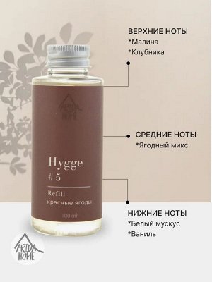 Наполнитель для ароматического диффузора Hygge #5 "Красные ягоды" 100 мл