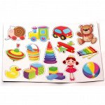 Магниты &quot;Игрушки&quot;. Серия Магнитные истории (европодвес, 4х20шт)