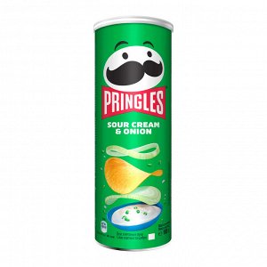 Чипсы Pringles Сметана лук, 110 г