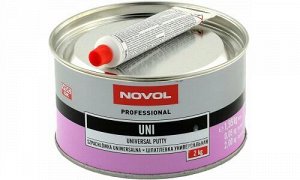 Шпатлевка с отвердителем универсальная, UNI, NOVOL, 2 кг