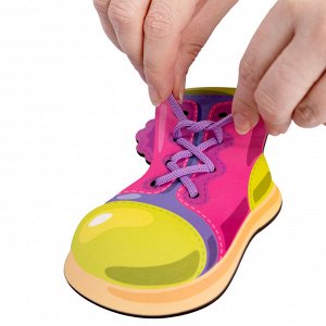 Деревянная шнуровка для детей «Сапожки» Baby Toys