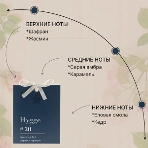 Саше ароматическое Hygge #20 "Шафран и карамель"
