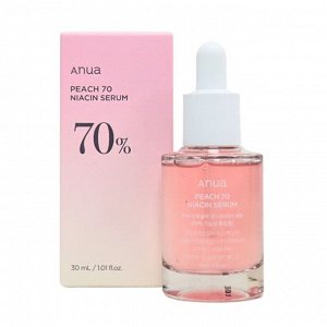Тонизирующая сыворотка для лица с экстрактом персика и ниацинамидом ANUA Peach 70% Niacin Serum
