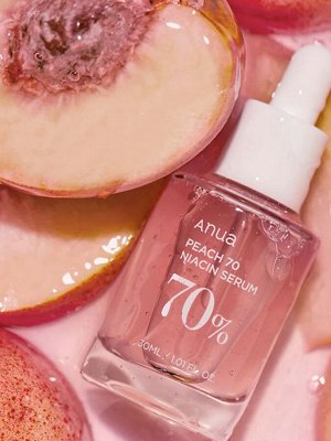 Тонизирующая сыворотка для лица с экстрактом персика и ниацинамидом ANUA Peach 70% Niacin Serum