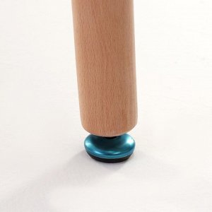 Стол на деревянных ножках HY-T03, белый, размер 80х80х74 см