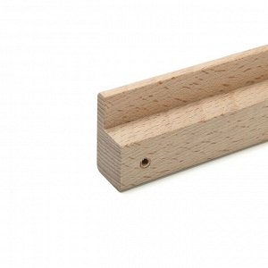 Ручка скоба (151/128 мм) деревянная, Бук, 1шт